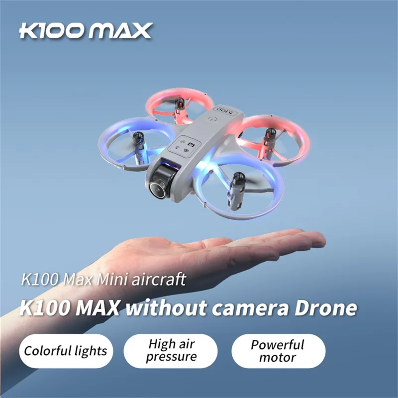 XKJ k100 HD Aerial Photography Drone Dual Camera Optical Flow Positioning RC Aircraft with 2.4 Inch Screen Controller - Black