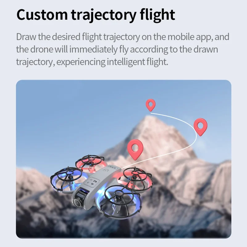 XKJ k100 HD Aerial Photography Drone Dual Camera Optical Flow Positioning RC Aircraft with 4.3 Inch Screen Controller - Black