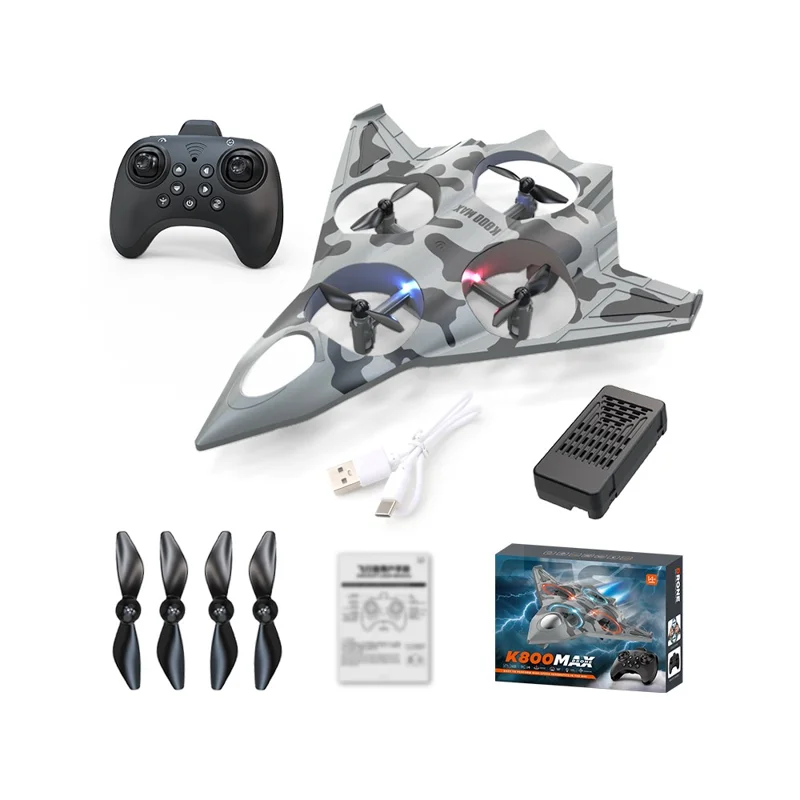 K800 MAX RC Drone Altitude Hold Quadcopter Stunt Aircraft Toy Support 360-Degree Flips