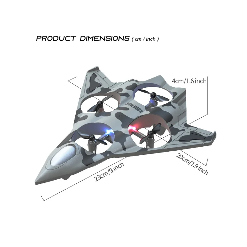 K800 MAX RC Drone Altitude Hold Quadcopter Stunt Aircraft Toy Support 360-Degree Flips