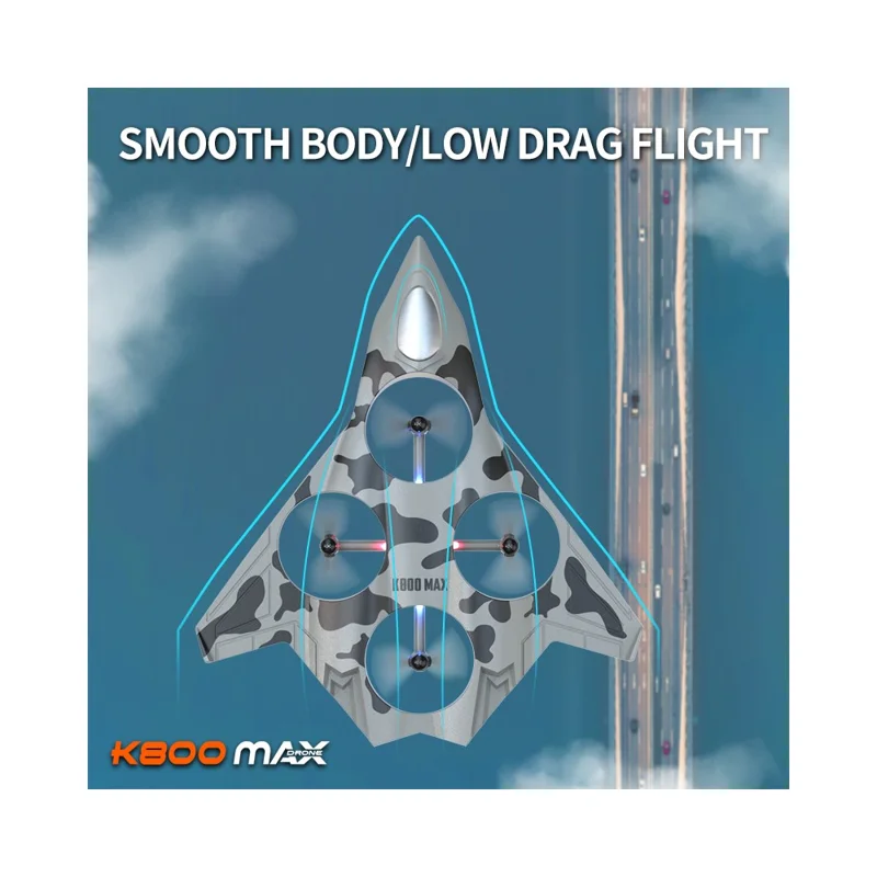 K800 MAX RC Drone Altitude Hold Quadcopter Stunt Aircraft Toy Support 360-Degree Flips