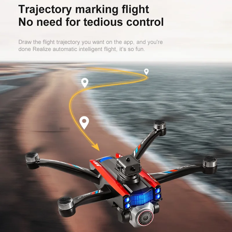 K17 MAX RC Drone with Screen Remote Control HD Aerial Photography Aircraft Obstacle Avoidance Brushless Quadcopter - Grey