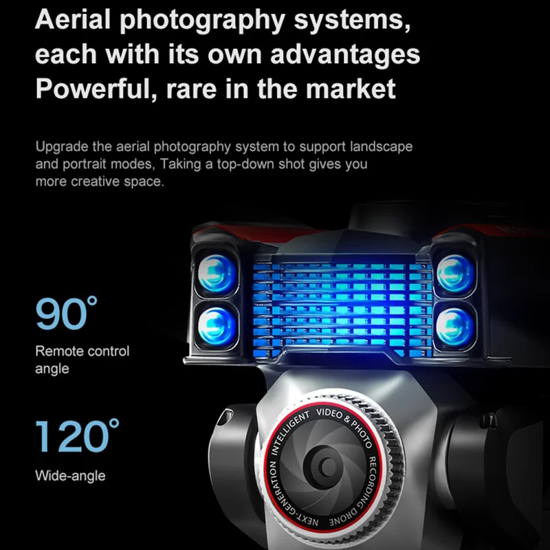 K17 MAX RC Drone with Screen Remote Control HD Aerial Photography Aircraft Obstacle Avoidance Brushless Quadcopter - Grey