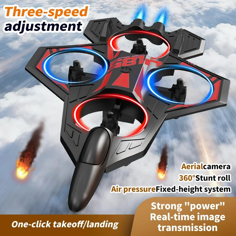 YL85 4CH RC Drone Quadcopter 2.4G WiFi Aeromobile con Giroscopio a 6 Assi / Mantenimento dell'Altitudine / Modalità Senza Testa per Principianti - Blu