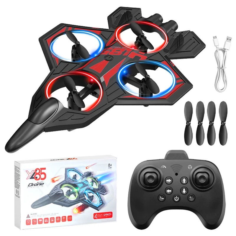 YL85 4CH RC Drone Quadcopter 2.4G WiFi Aeromobile con Giroscopio a 6 Assi / Mantenimento dell'Altitudine / Modalità Senza Testa per Principianti - Blu
