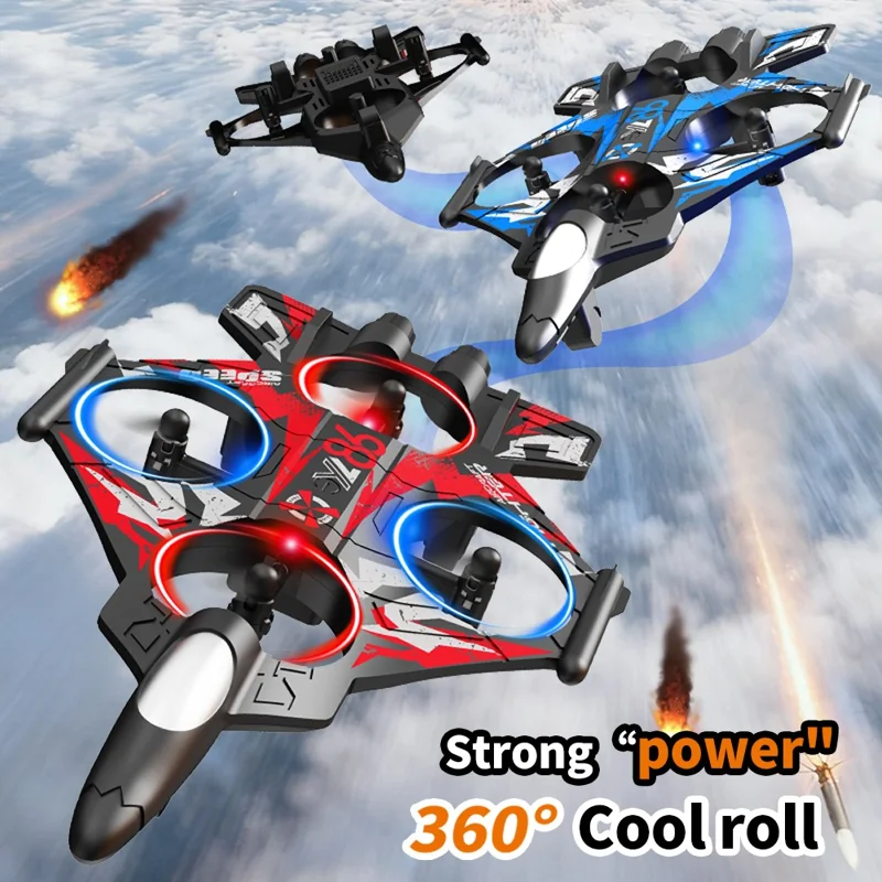 Drone RC YL86 avec écran de contrôleur / Caméra 4CH 6-Axes Gyro 2.4G Quadricoptère - Bleu