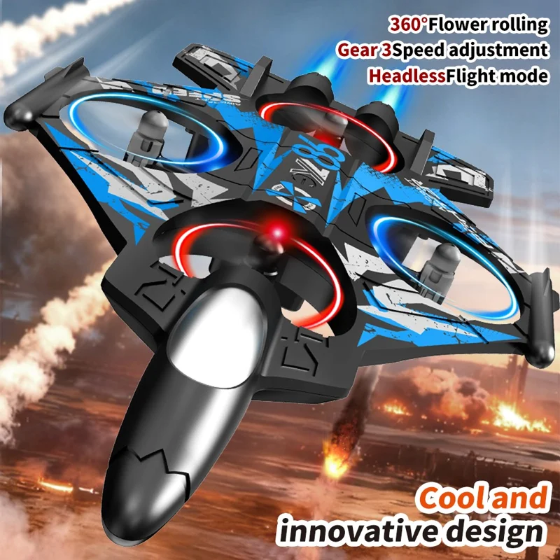 YL86 RC Drone with Screen Controller / Camera 4CH 6-Axis Gyro 2.4G Aircraft Quadcopter - Red