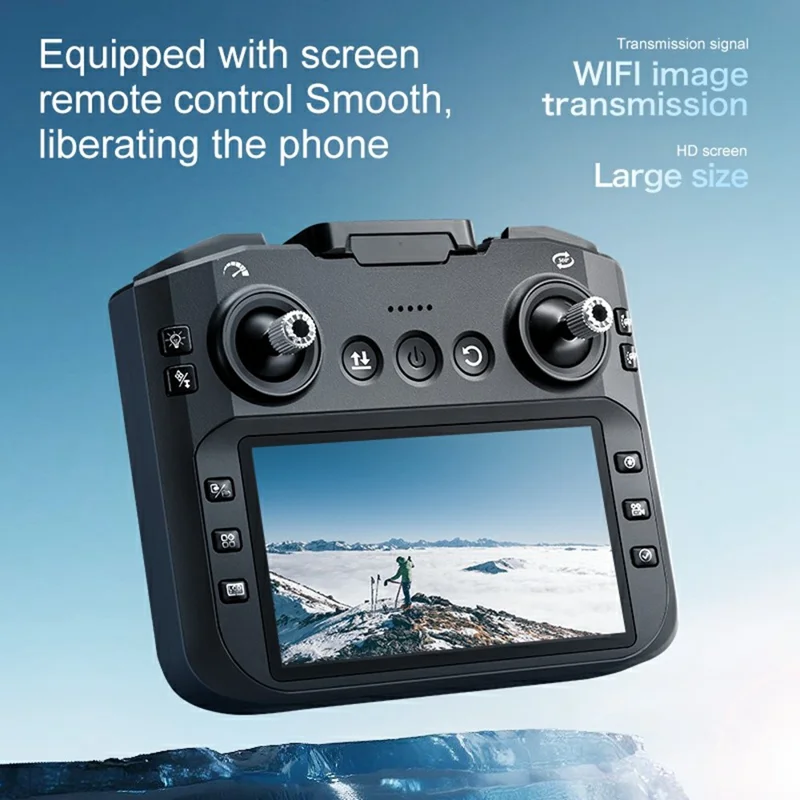 K21 MAX 4.3 inch FPV Screen Brushless Quadcopter Drone HD Aerial Camera Drone with 1 Battery