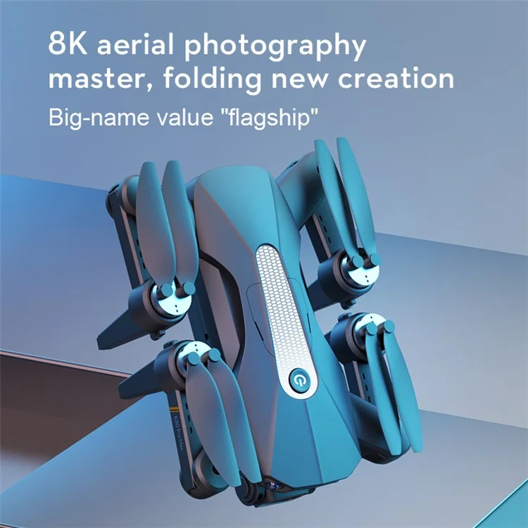 XKJ K80-GPS Brushless Motor RC Drone Aerial Photography Quadcopter Portable Folding Aircraft - Schwarz