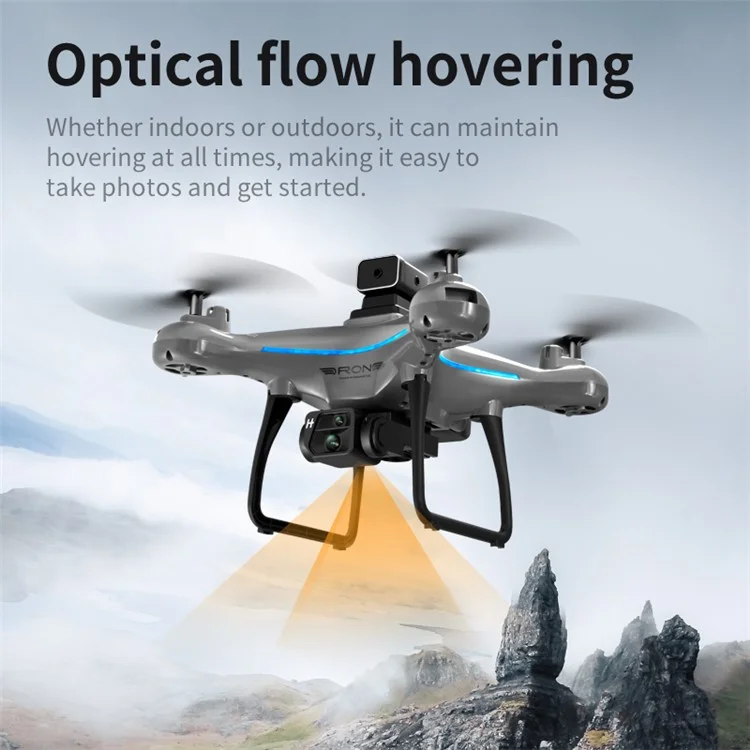 XKJ KY102 Optical Flow 4K Dual Cameras RC Drone Obstacle Avoidance 360 Degree Stunt RC Quadcopter, 1pc Battery