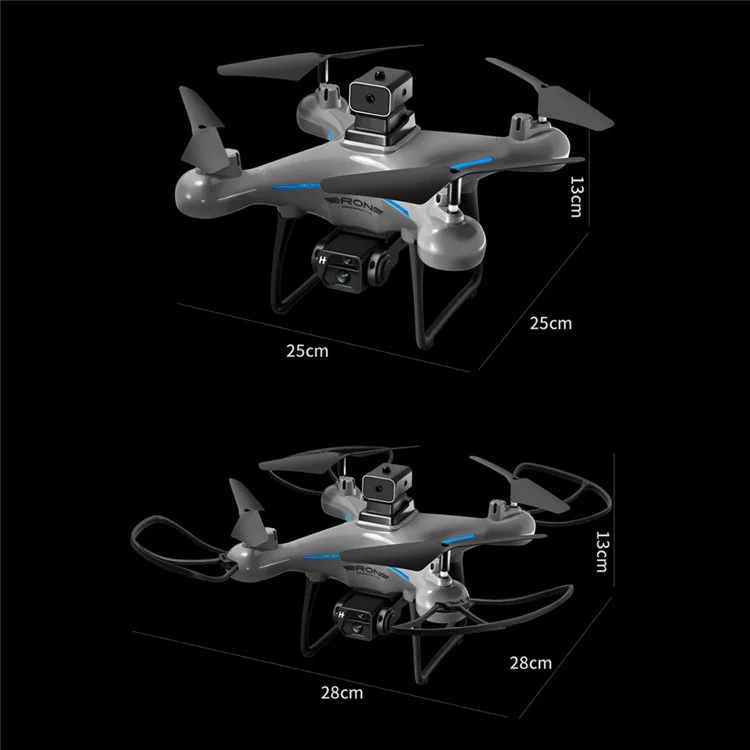 XKJ KY102 Optical Flow 4K Dual Cameras RC Drone Obstacle Avoidance 360 Degree Stunt RC Quadcopter, 1pc Battery