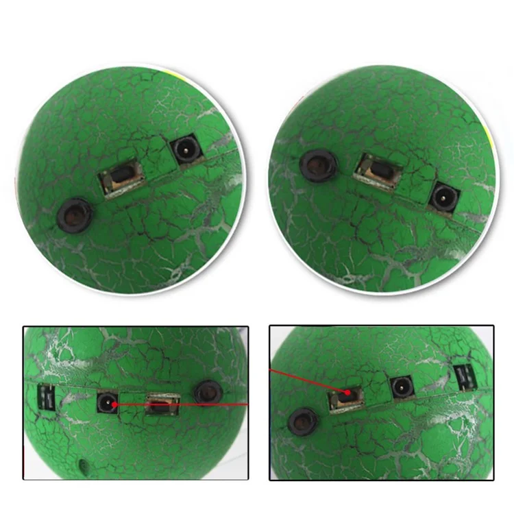 Mini LED Flashing Flying Ball Infrared Induction Aircraft Helicopter Children Toy with Remote Control - Football / White Wing