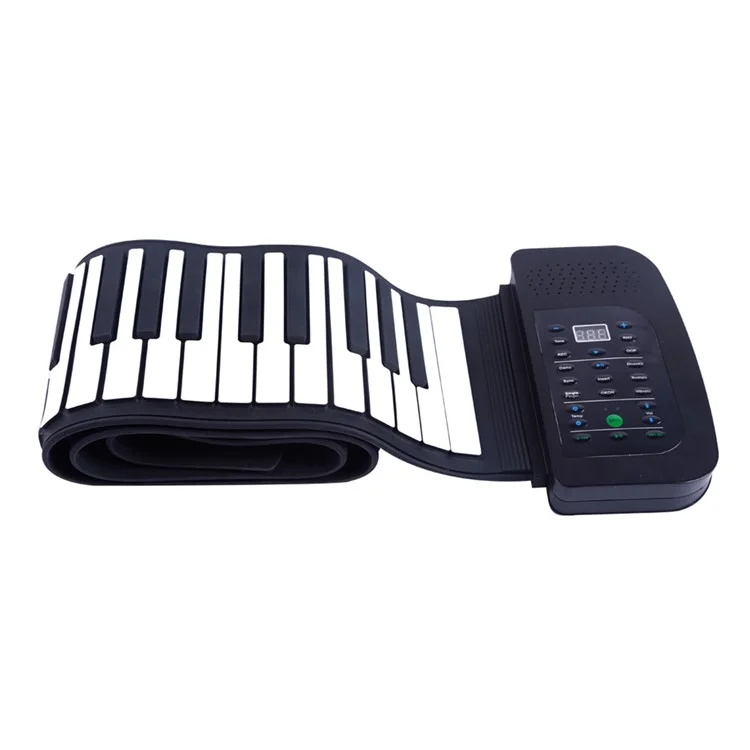 PA88 88 Keys USB MIDI Flexible Roll-up Electronic Piano Keyboard - UK Plug