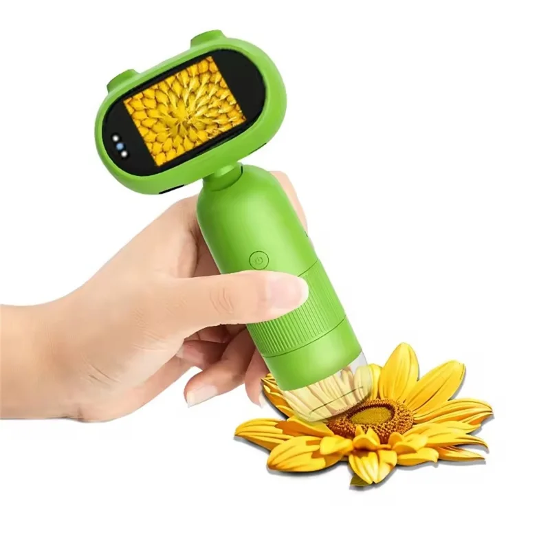 CM4 2.0 Inch IPS Display Children Digital Microscope Kids Educational Gift