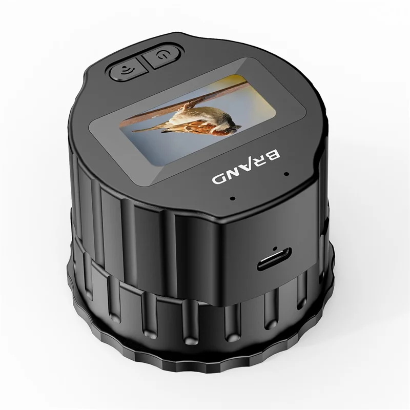 V13 WiFi Electronic Eyepiece 1.5 Inch HD Screen For Birdwatching Astronomy Telescope Universal Eyepiece - Black