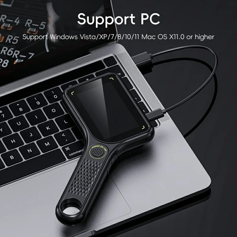 380 Przenośny cyfrowy mikroskop ręczny, elektroniczny, wysokiej rozdzielczości, powiększający, do doświadczeń naukowych dla dzieci, z automatycznym ustawianiem ostrości