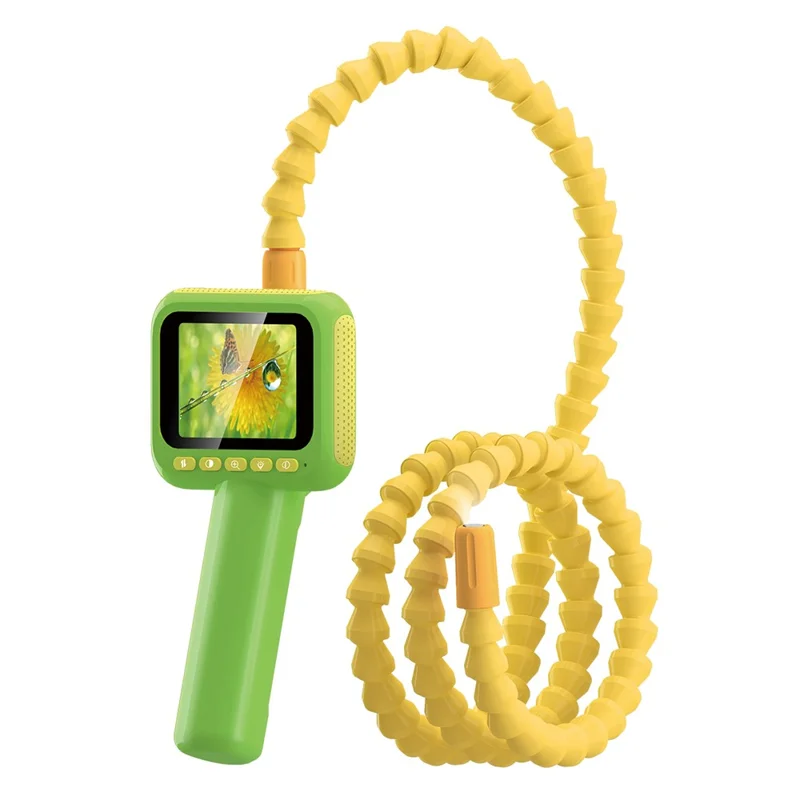 ES08 Telecamera da esplorazione portatile per bambini da 2,8 pollici IP67 HD con luci LED flessibili da 105 cm impermeabili