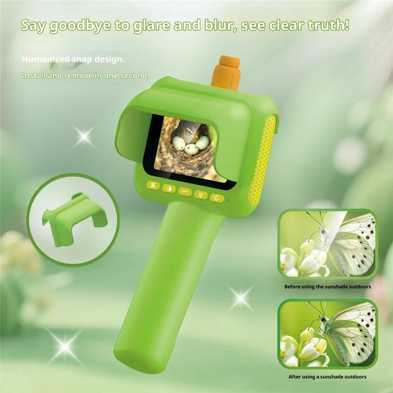 ES08 Telecamera da esplorazione portatile per bambini da 2,8 pollici IP67 HD con luci LED flessibili da 105 cm impermeabili