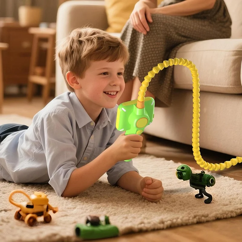 ES08 Telecamera da esplorazione portatile per bambini da 2,8 pollici IP67 HD con luci LED flessibili da 105 cm impermeabili