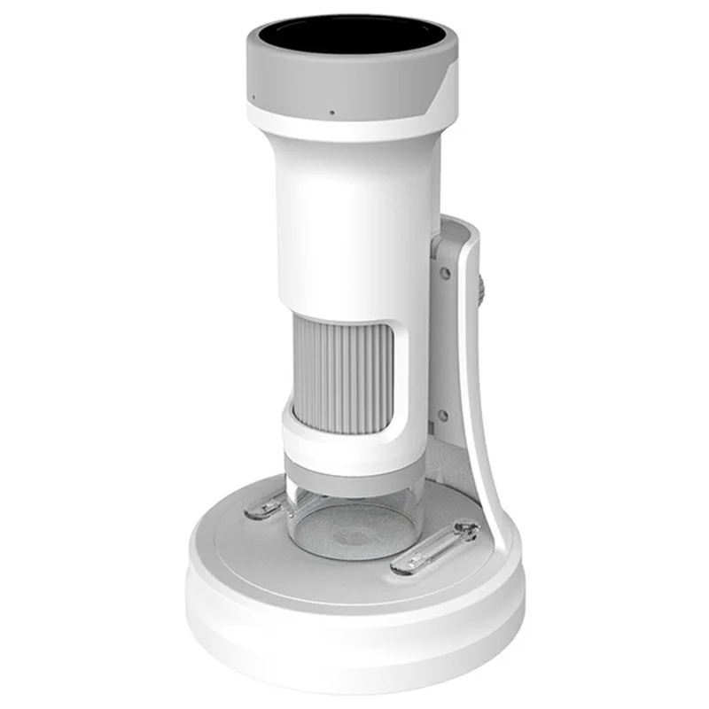 F9 4K Skudsmikroskop Bærbar Elektronisk Mikroskop med Optagelse af Billeder/Video til Børn og Studerende - Grå