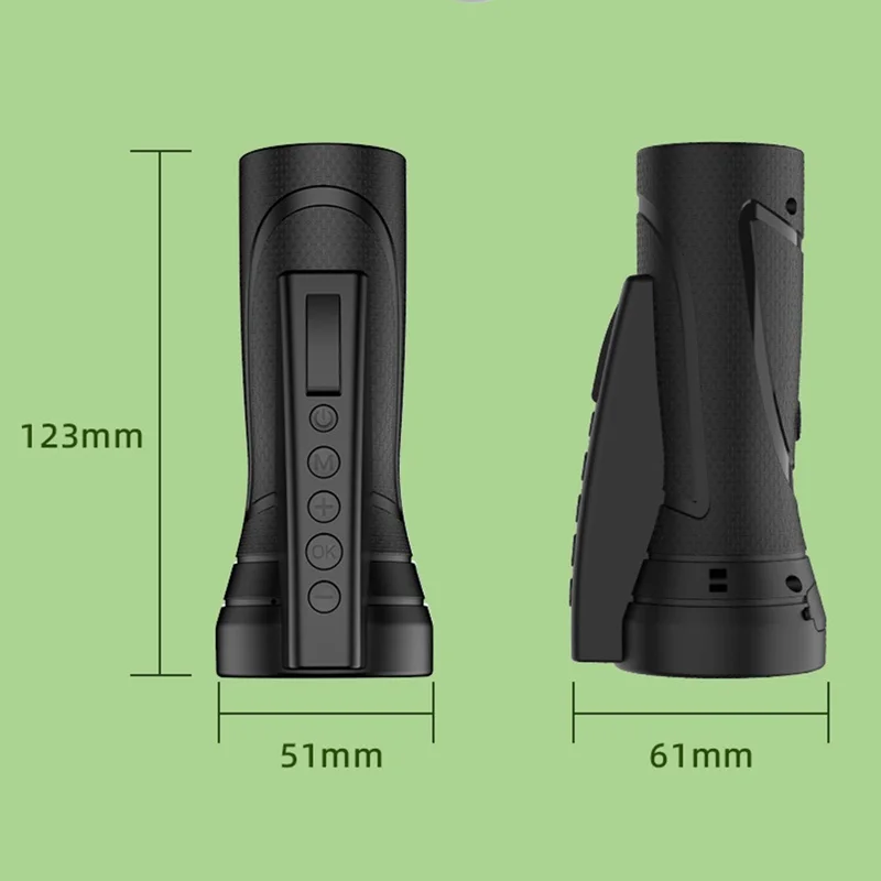 F3 HD Color Screen Handheld Microscope Electronic Digital Telescope Kids Gift with Dual Cameras and Photo  /  Video Recording - Camouflage