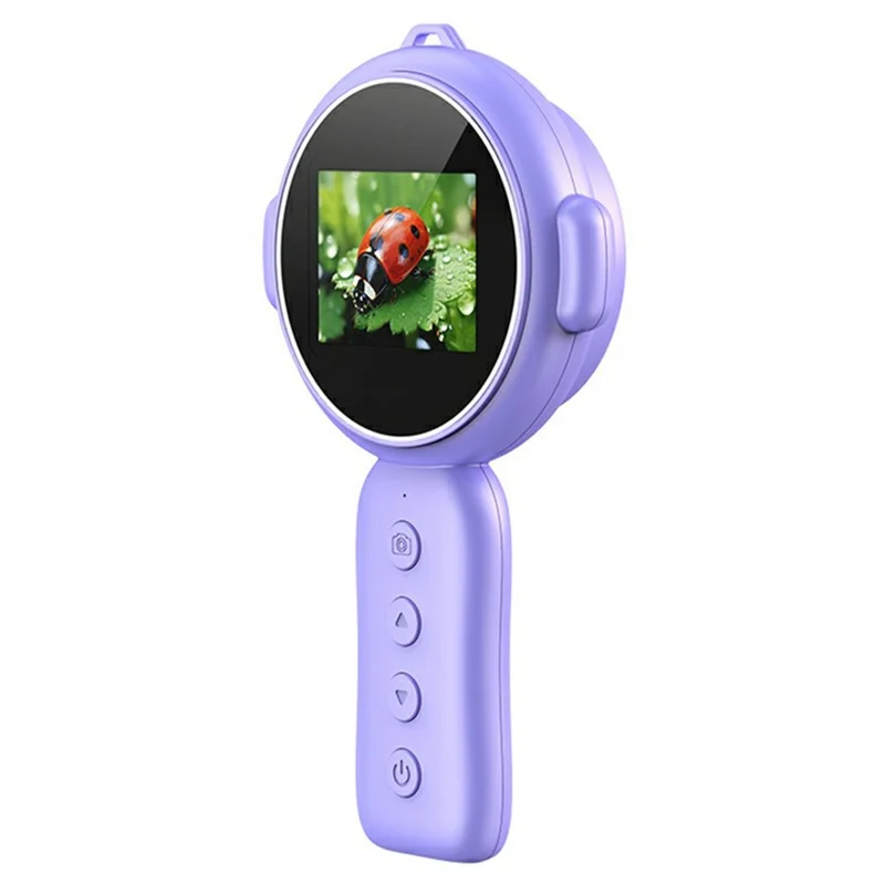 Y11 500X Magnification Camera 2.0 Inch HD Screen Digital Microscope Educational Science Toy for Children (without TF Card) - Purple