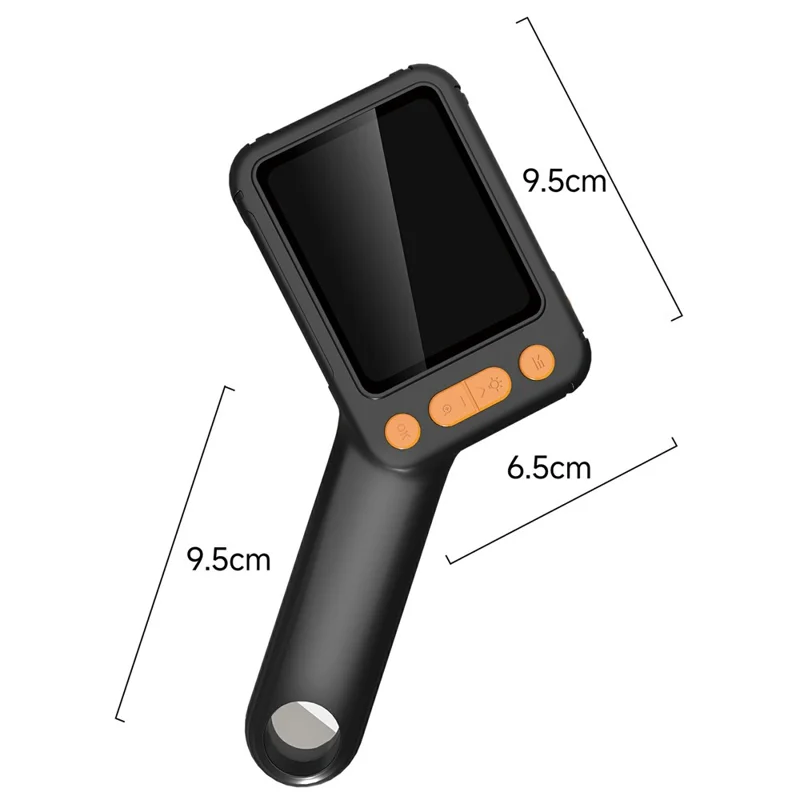 Microscope numérique HM028B 2,8 pouces, caméra à 8 LED réglables, vidéo, loupe portable pour enfants et réparations électroniques