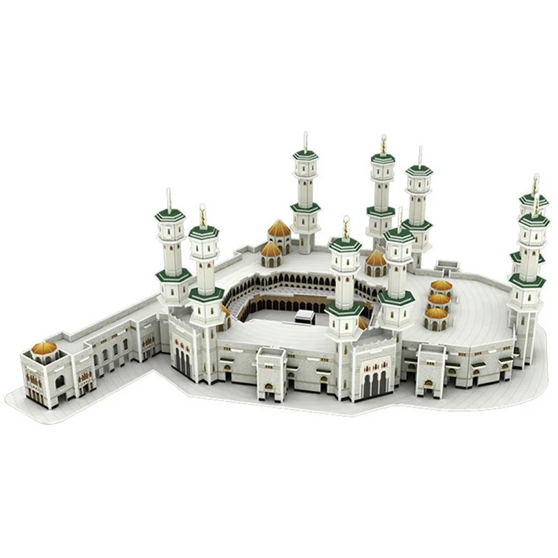 150Pcs / Set Grand Mosque of Mecca 3D Paper Puzzle Educational Building Model Gift