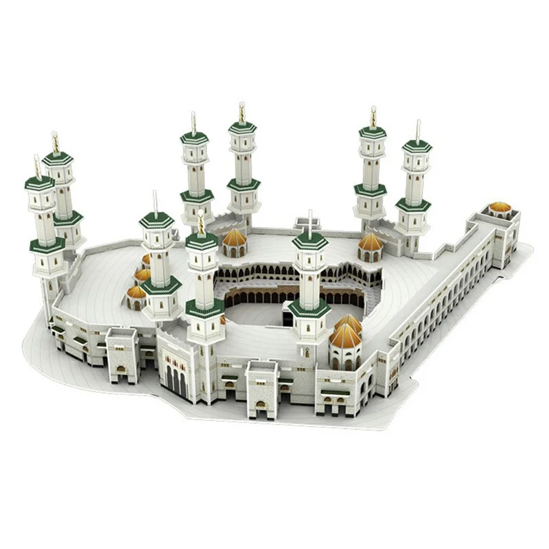 150Pcs / Set Grand Mosque of Mecca 3D Paper Puzzle Educational Building Model Gift