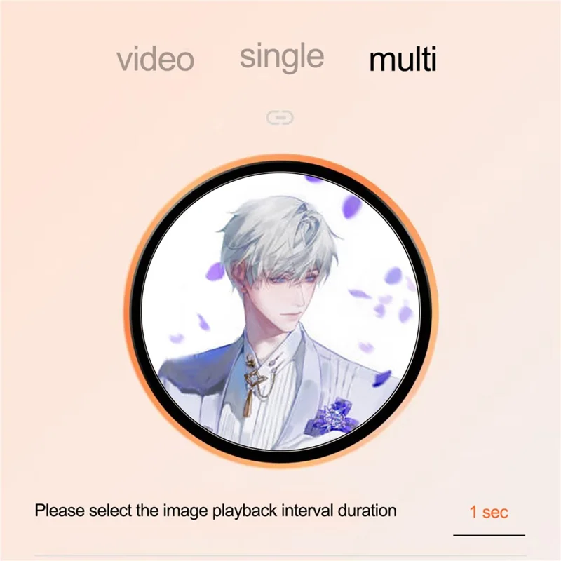 E87 Smart Cyber Badge Pantalla Táctil HD de 1.7 pulgadas Pin Electrónico con Bluetooth-compatible para Fans de Cosplay - Verde