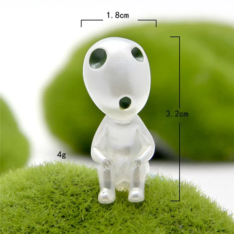ZL85600 5Pcs Luminous Tree Elves Doll Ornament Micro Landscape Toy Doll Gift