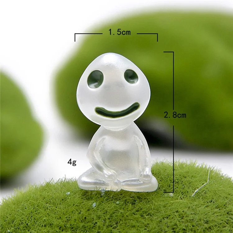 ZL85600 5Pcs Luminous Tree Elves Doll Ornament Micro Landscape Toy Doll Gift