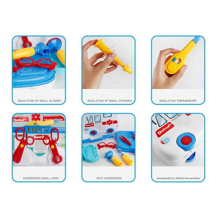 Educational Medical box Toy Play Set for Kids Children