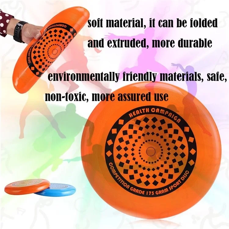 Tenacity Flying Disc Outdoor Playing Flying Saucer Game Flying Disk Competition 27cm - Random Color