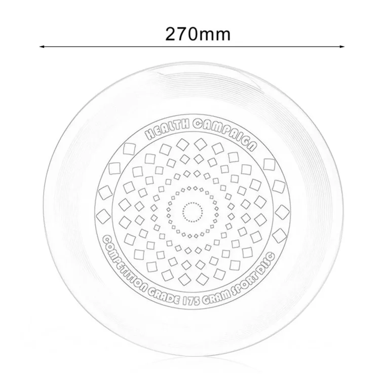 Disco Voador Tenacidade Jogo de Disco Voador Competição 27cm - Cor Aleatória 