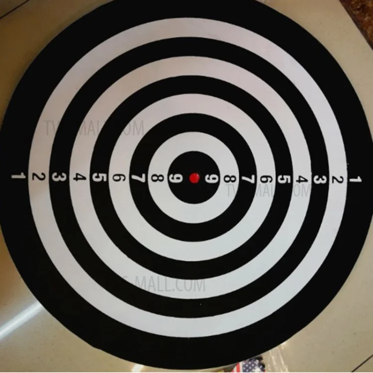 15inch Double-sided Flocking Dart Board with 6 Darts for Competition KTV Entertainment and Leisure