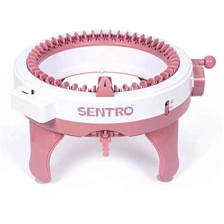 Máquina de Tricô de 48 Agulhas para Adultos / Crianças DIY Tricô Cachecol Chapéu Smart Weave Máquinas de Tricô Circulares