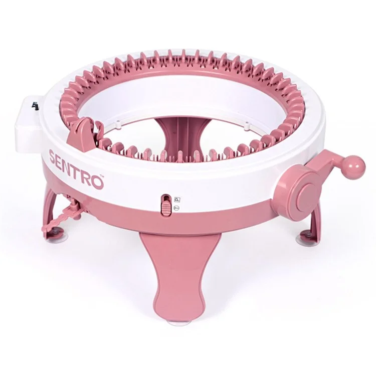 Máquina de Tricô de 48 Agulhas para Adultos / Crianças DIY Tricô Cachecol Chapéu Smart Weave Máquinas de Tricô Circulares