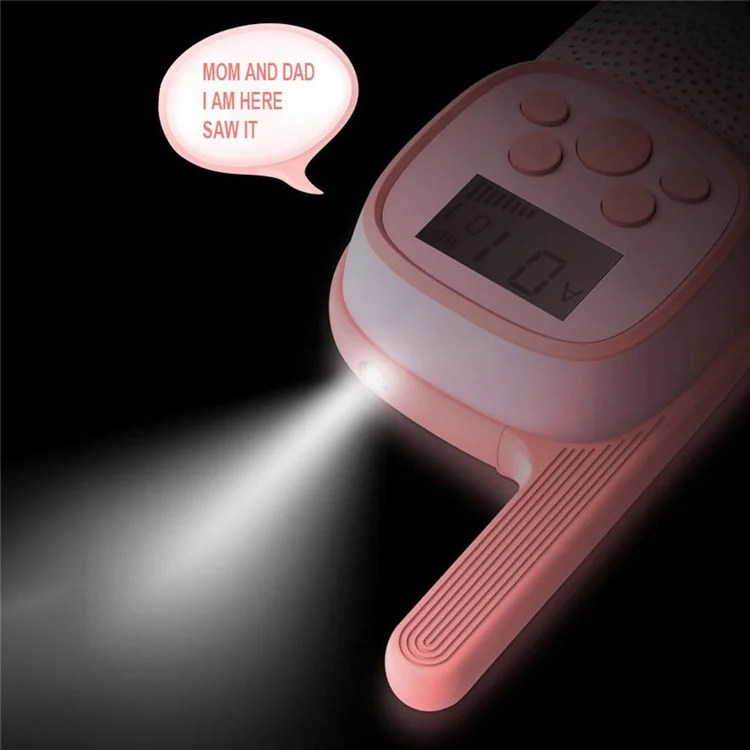 Bulk Purchasing D21 Cartoon Kids Walkie Talkies Parent-Child Interaction Wireless Handheld Interphone - Blue