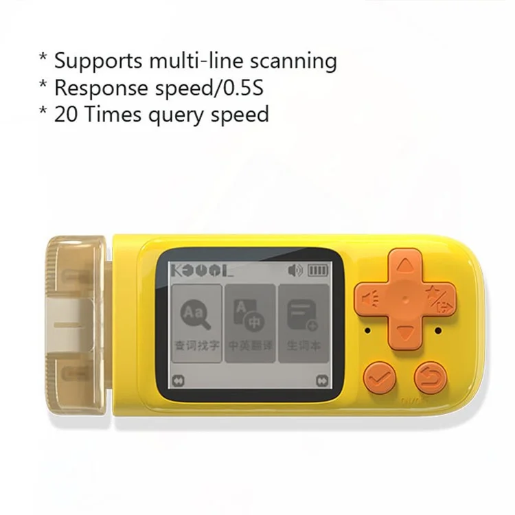 KOOOL K48 Portable Digital Dictionary for Children Student Chinese-English Translator Learning Device