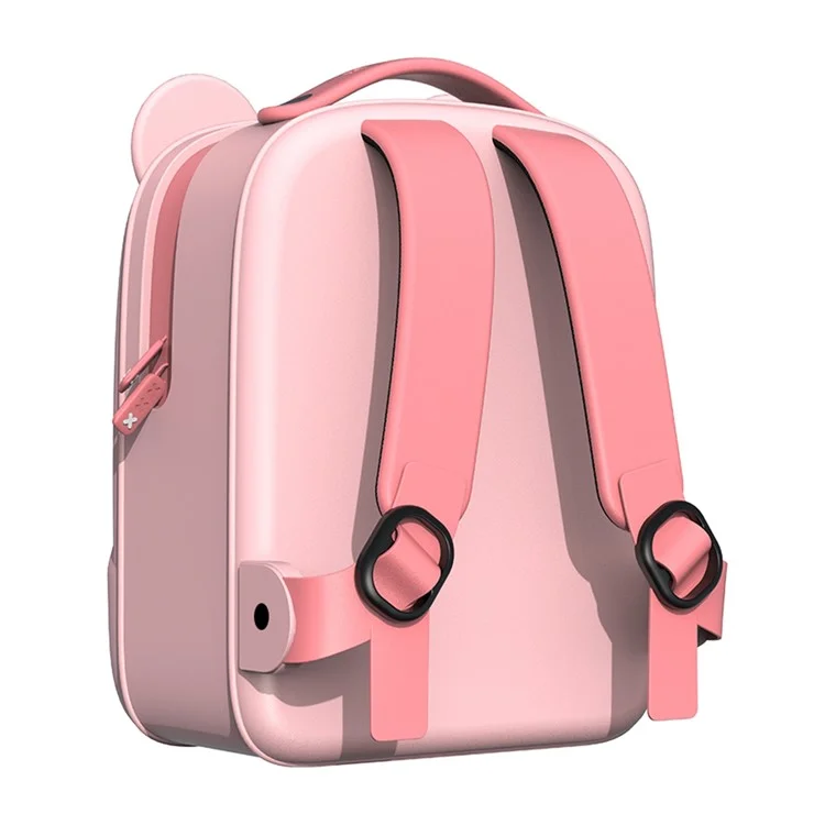 KOOOL K16 Cartoon Cool Boys Girls Backpack EVA+PVC Kids School Bag with DIY Pattern Patch  - Pink