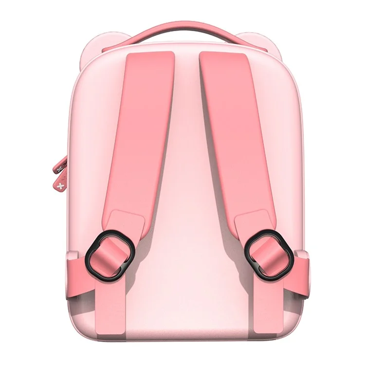 KOOOL K16 Cartoon Cool Boys Girls Backpack EVA+PVC Kids School Bag with DIY Pattern Patch  - Pink