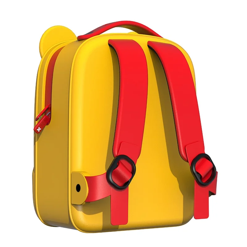 KOOOL K16 Cartoon Cool Boys Girls Backpack EVA+PVC Kids School Bag with DIY Pattern Patch  - Yellow