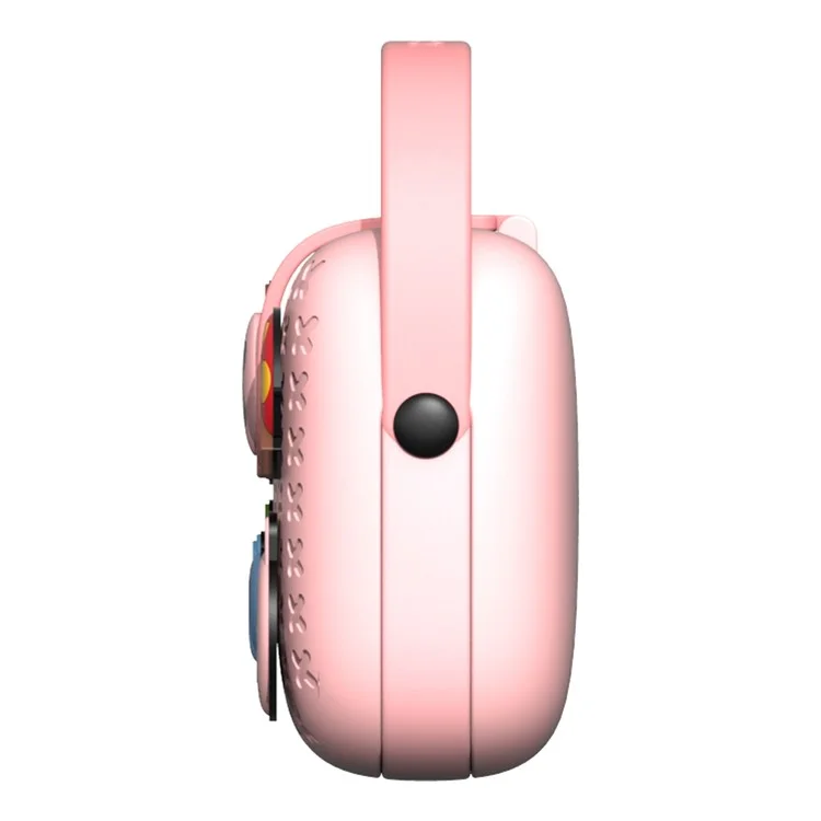 KOOOL K11 Bolso de mano infantil de dibujos animados EVA+PVC Bolso de hombro cruzado con parche de patrón DIY - Rosa 