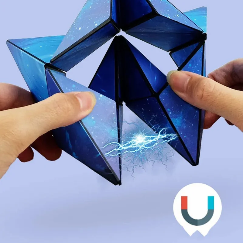 B2001 3D Magic Cube Transformable Puzzle Toy for Children - Life