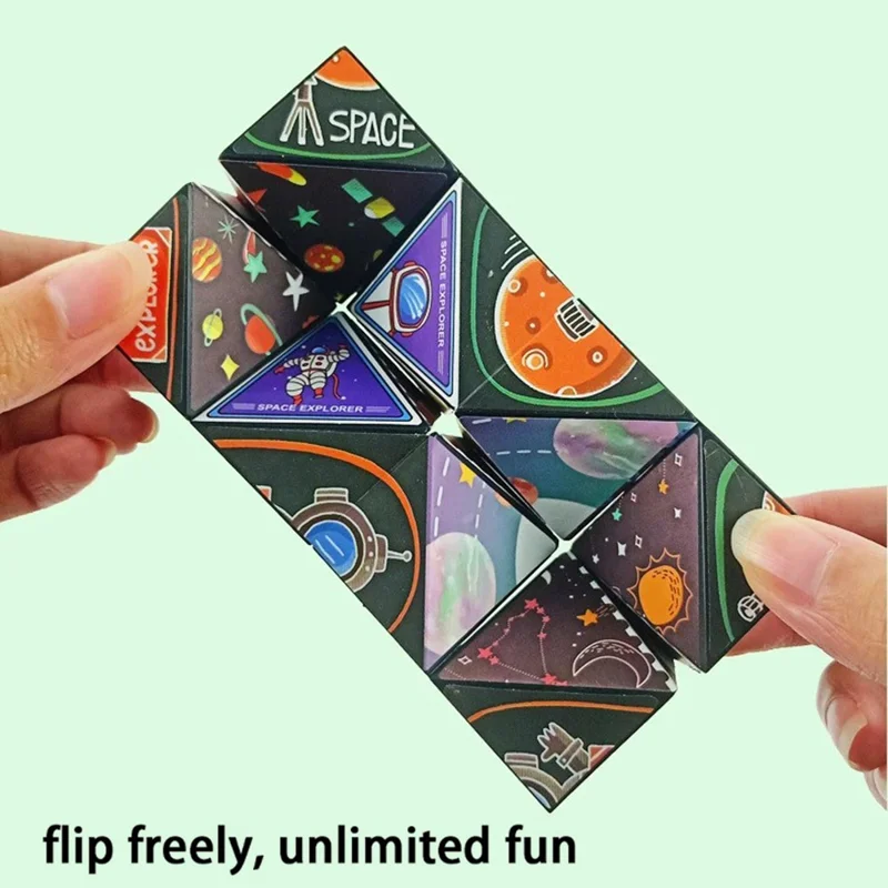 B2001 3D Magic Cube Transformable Puzzle Toy for Children - Space