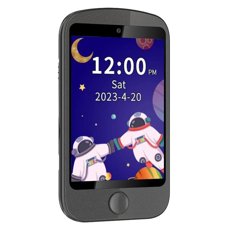 Детский сотовый телефон-игрушка A16 с экраном 2,8 дюйма, смарт-камерой для фото, музыкой, встроенными играми - черный