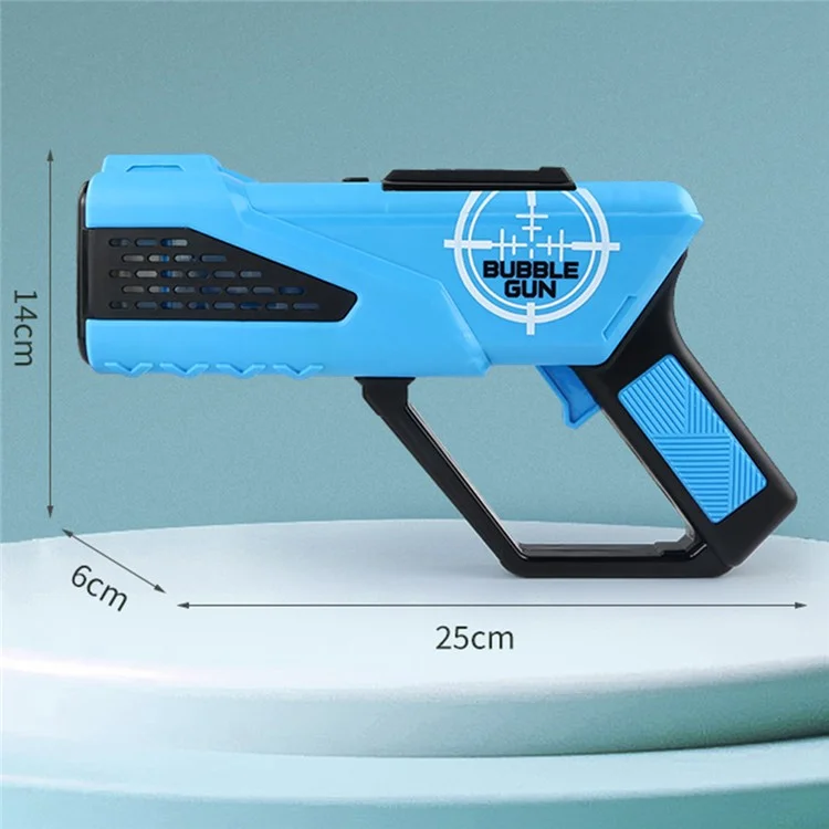 Pistola de Bolhas Elétrica de 36 Peças / Caixa com Iluminação - Laranja 