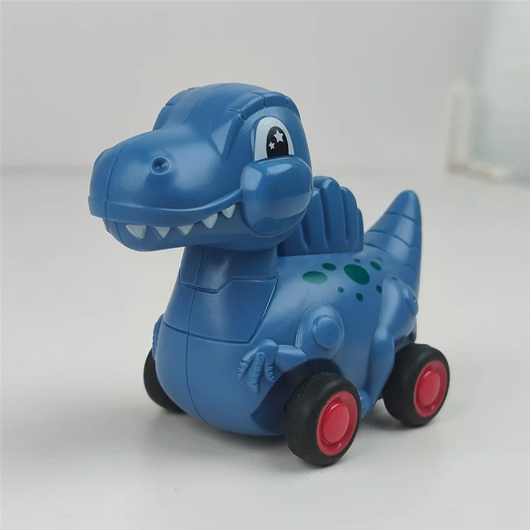 Voiture jouet en forme de dinosaure pour enfants Ensemble de véhicules Playset Pousser pour faire glisser Conception sonore et lumineuse