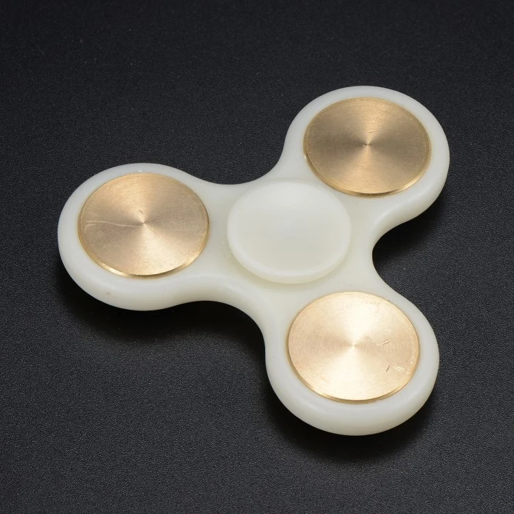 2PCS/Lot XOSOY Tri Fidget Spinner Metal Finger Hand Toy Stress Reducer
